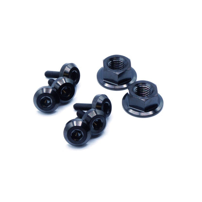 Titanium Hardware Window Cowl Kit - Nissan 300ZX (1990 - 1999) - JDMuscleHardware KitsNIS-067-Ti-BLKBlack