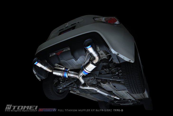 Tomei [13 - 21 BRZ/FR - S/86, 22 - 24 BRZ/GR86] Type - D Dual - Exit Catback Exhaust | TB6090 - SB05B - JDMuscleCat Back Exhaust SystemTOMTB6090-SB05B