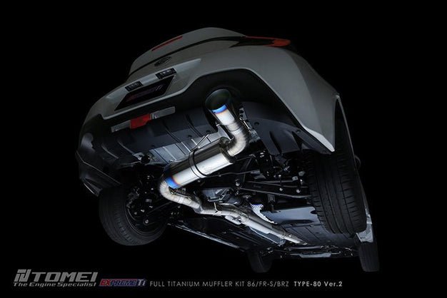 Tomei 13 - 23 BRZ / 13 - 16 FRS / 17 - 21 86 / 22 - 23 GR86 Expreme Ti Titanium Type 80 Ver. 2 Catback Exhaust | TB6090 - SB05A - JDMuscleCat Back Exhaust SystemTB6090-SB05A
