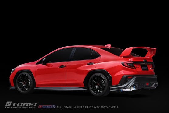 Tomei [22 - 26 WRX] Expreme Ti Titanium Type - R Single Exit Catback Exhaust | TB6090 - SB06A - JDMuscleCat Back Exhaust SystemTOMTB6090-SB06A