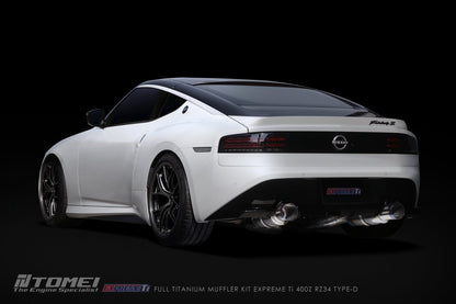 Tomei 23 - 24 Nissan Z FULL TITANIUM MUFFLER EXPREME TI 400Z RZ34 TYPE - D | TB6090 - NS21D - JDMuscleCat Back Exhaust SystemTOMTB6090-NS21D