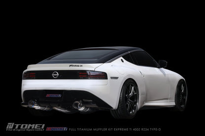Tomei 23 - 24 Nissan Z FULL TITANIUM MUFFLER EXPREME TI 400Z RZ34 TYPE - D | TB6090 - NS21D - JDMuscleCat Back Exhaust SystemTOMTB6090-NS21D