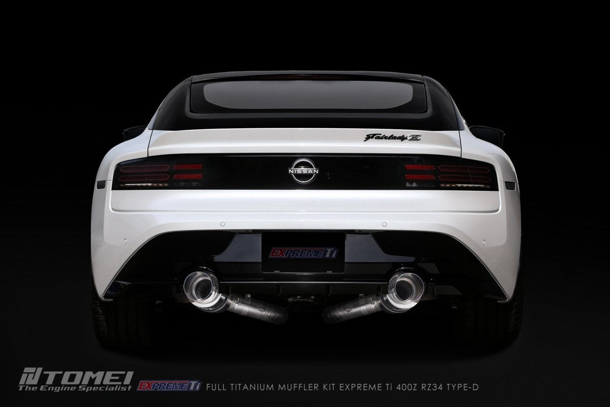 Tomei 23 - 24 Nissan Z FULL TITANIUM MUFFLER EXPREME TI 400Z RZ34 TYPE - D | TB6090 - NS21D - JDMuscleCat Back Exhaust SystemTOMTB6090-NS21D