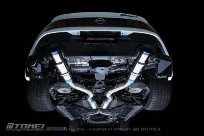 Tomei 23 - 24 Nissan Z FULL TITANIUM MUFFLER EXPREME TI 400Z RZ34 TYPE - D | TB6090 - NS21D - JDMuscleCat Back Exhaust SystemTOMTB6090-NS21D