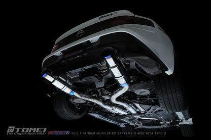Tomei 23 - 24 Nissan Z FULL TITANIUM MUFFLER EXPREME TI 400Z RZ34 TYPE - D | TB6090 - NS21D - JDMuscleCat Back Exhaust SystemTOMTB6090-NS21D