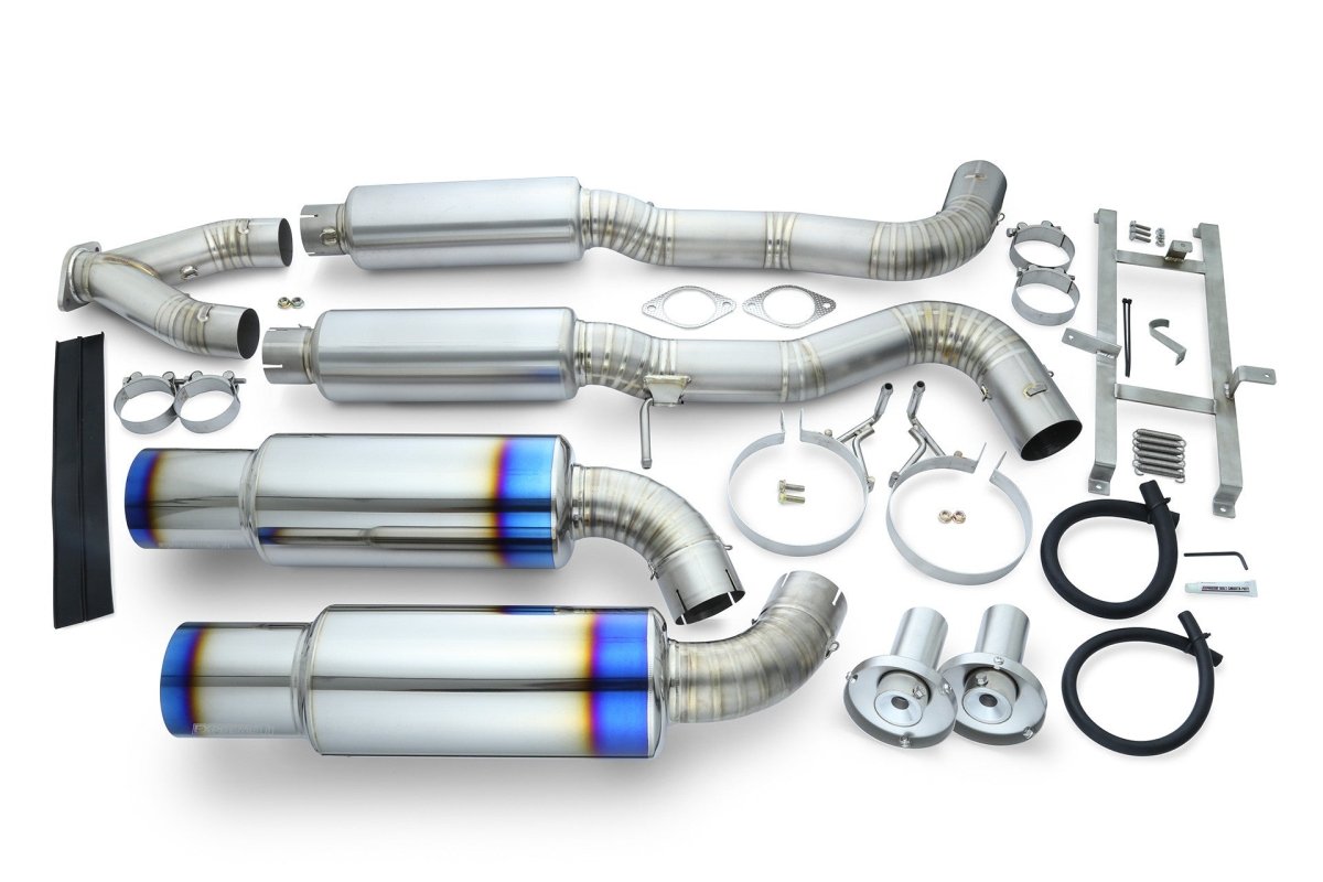Tomei 23 - 24 Nissan Z FULL TITANIUM MUFFLER EXPREME TI 400Z RZ34 TYPE - D | TB6090 - NS21D - JDMuscleCat Back Exhaust SystemTOMTB6090-NS21D