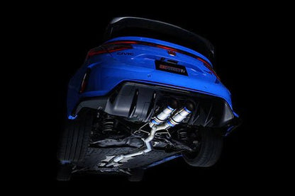 Tomei [23+ Civic Type R] Expreme Ti Dual Exit Titanium Catback "Type D" - JDMuscleCat Back Exhaust SystemtomTB6090-HN06E