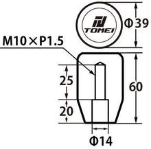 TOMEI DURACON SHIFT KNOB TYPE - SS 60mm M10 - P1.50 | TF101C - 10501 - JDMuscleShift KnobsTOMTF101C-10501