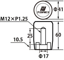 TOMEI DURACON SHIFT KNOB TYPE - SS 60mm M12 - P1.25 for REV - LOCK - B | TF101C - 12204 - JDMuscleShift KnobsTOMTF101C-12204