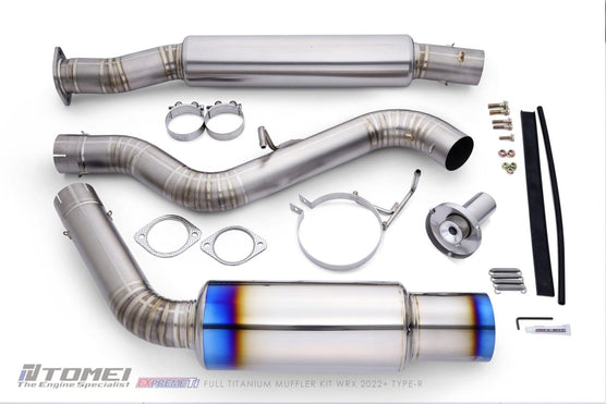 Tomei [22-25 WRX] Expreme Ti Titanium Type-R Single Exit Catback Exhaust | TB6090-SB06A