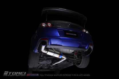 TOMEI [MAZDA RX - 8] FULL TITANIUM MUFFLER - JDMuscleMufflersTOMTB6090-MZ07AFULL TITANIUM MUFFLER EXPREME Ti RX - 8 EARLY MODEL