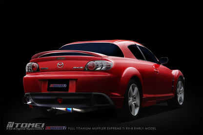 TOMEI [MAZDA RX - 8] FULL TITANIUM MUFFLER - JDMuscleMufflersTOMTB6090-MZ07AFULL TITANIUM MUFFLER EXPREME Ti RX - 8 EARLY MODEL