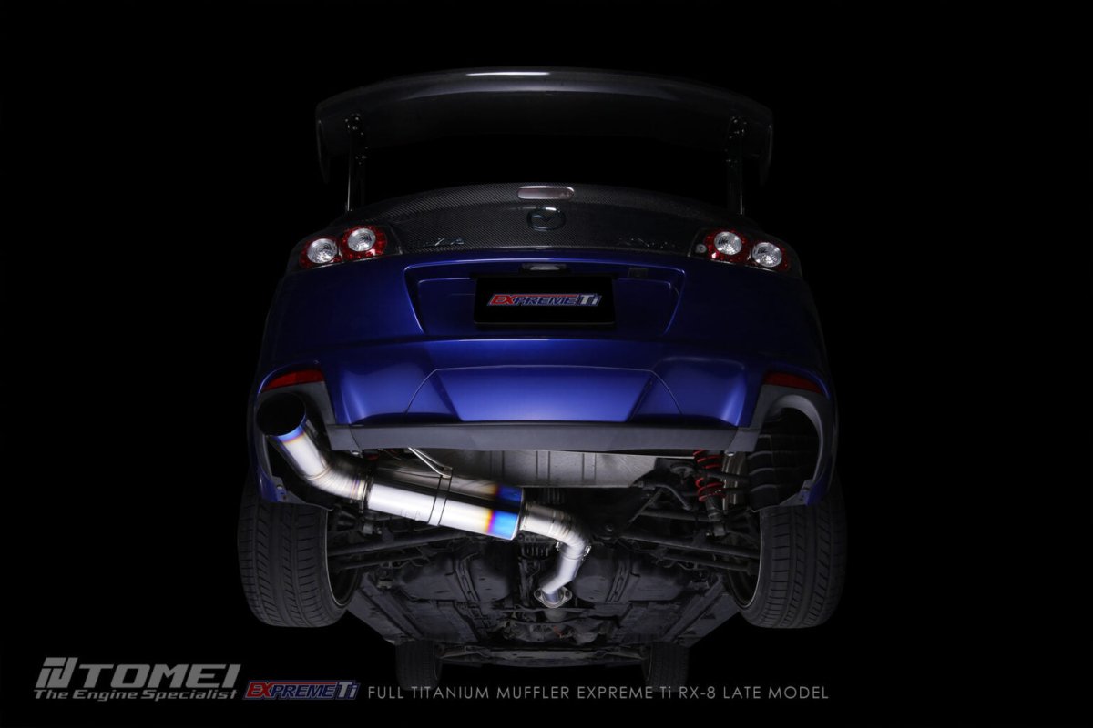 TOMEI [MAZDA RX - 8] FULL TITANIUM MUFFLER - JDMuscleMufflersTOMTB6090-MZ07AFULL TITANIUM MUFFLER EXPREME Ti RX - 8 EARLY MODEL