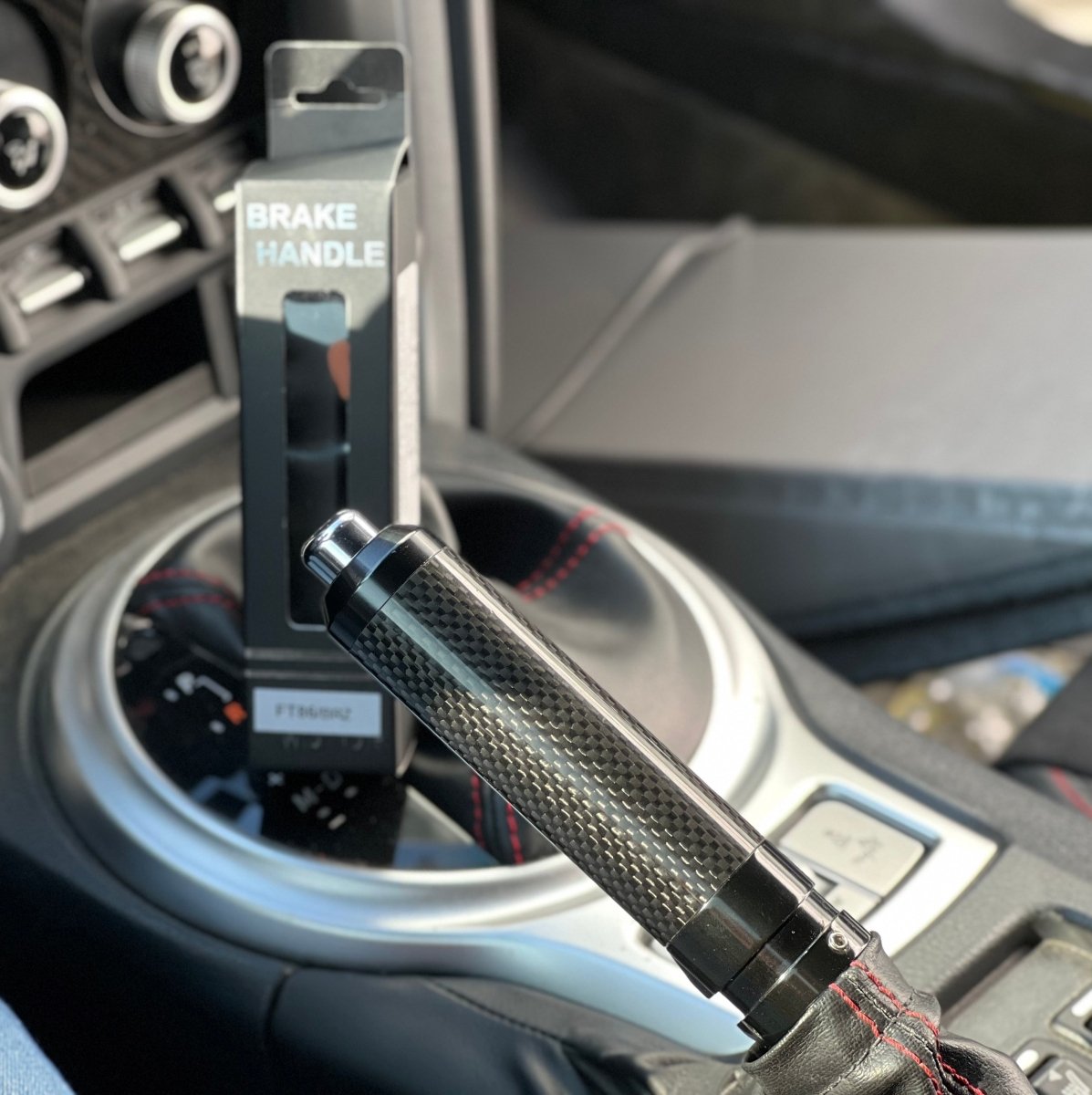 Tomioka Racing Carbon Fiber E-Brake Handle for Subaru BRZ/Scion FR-S/Toyota FT86, GR86 & 2015+ WRX/STi - JDMuscleProductsTR-AC1008-BLK
