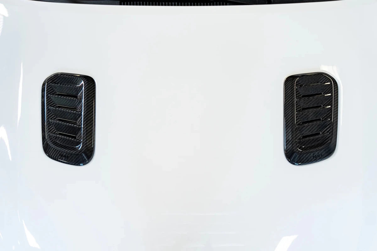 TOM'S Racing [23+ GR Corolla] Carbon Fiber Hood Vent Cover - Carbon | TMS - 53456 - TEA14 - JDMuscleExterior GarnishestmsTMS-53456-TEA14