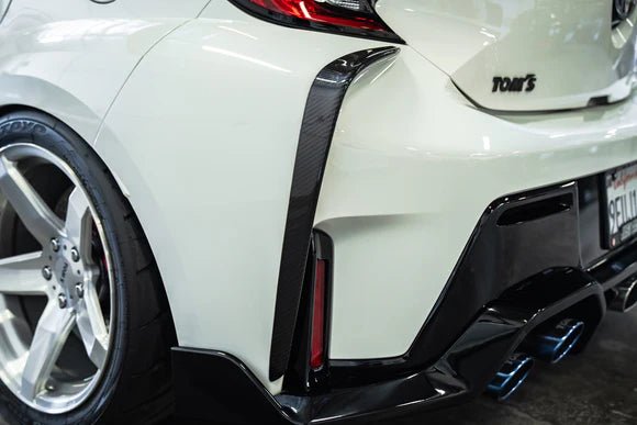 TOM'S Racing [23+ GR Corolla] Carbon Fiber Rear Bumper Garnish | TMS - 52158 - TEA14 - JDMuscleExterior GarnishestmsTMS-52158-TEA14