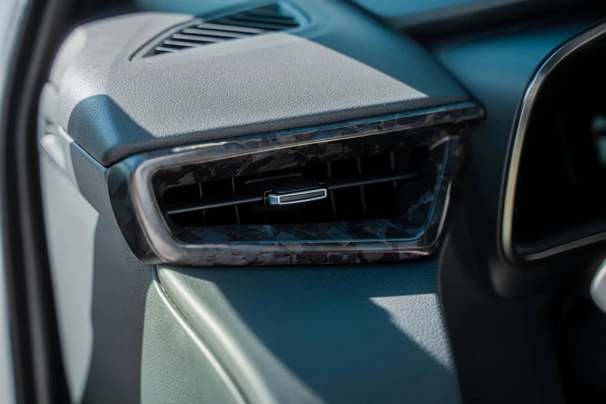 TOM'S Racing [23+ GR Corolla] Forged Carbon Front Air Vent Panel Cover - LHD | TMS - 55650 - TEA15 - JDMuscleTrim KitstmsTMS-55650-TEA15