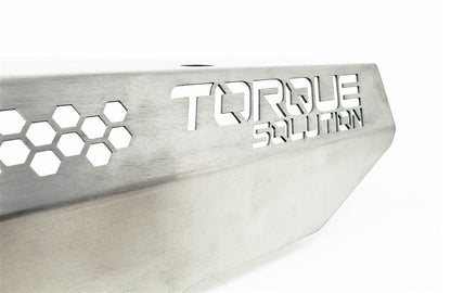 Torque Solution [02 - 14 WRX] Engine Pulley Cover - Titanium Brushed / Raw | TS - SU - 879 - RW - JDMuscleAlternator CoverstqsTS-SU-879-RW