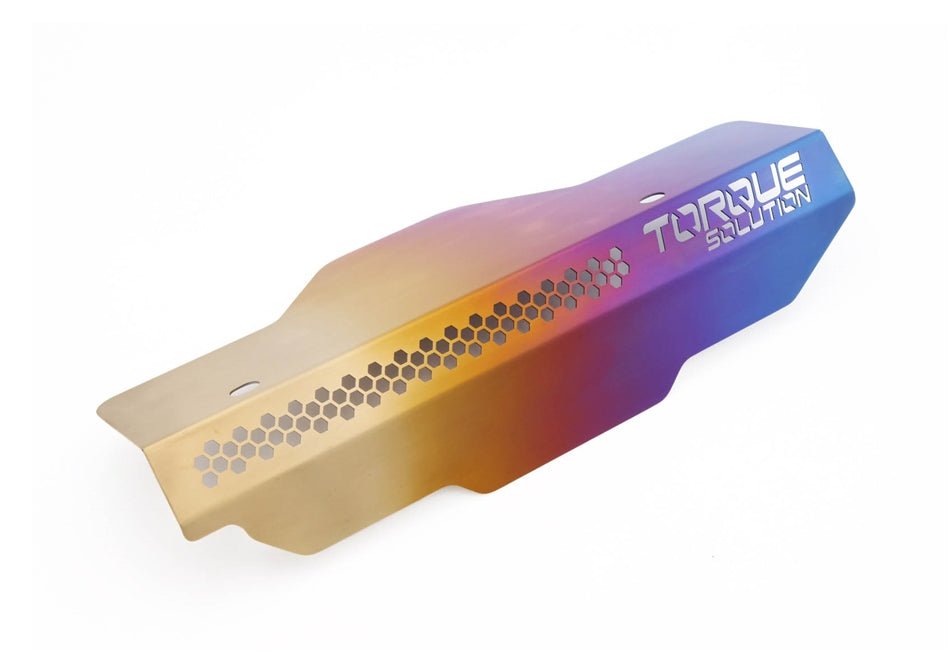 Torque Solution [02 - 14 WRX] Engine Pulley Cover - Titanium Burnt Purple/Blue | TS - SU - 879 - PR - JDMuscleAlternator CoverstqsTS-SU-879-PR