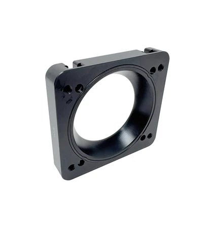 Torque Solution [06 - 21 STI, 08 - 14 WRX] Big Bore 76mm Throttle Body Adapter - Black | TS - SU - 870O - BK - JDMuscleIntake Misc.tqsTS-SU-870O-BK