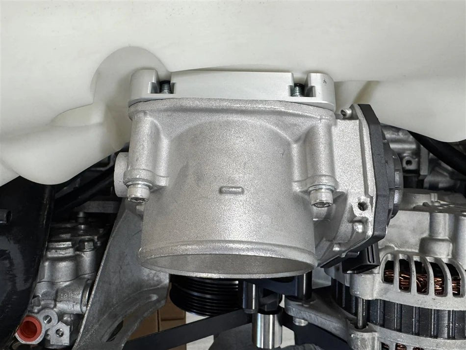 Torque Solution [06 - 21 STI, 08 - 14 WRX] Big Bore 76mm Throttle Body Adapter - Silver | TS - SU - 870O - S - JDMuscleIntake Misc.tqsTS-SU-870O-S