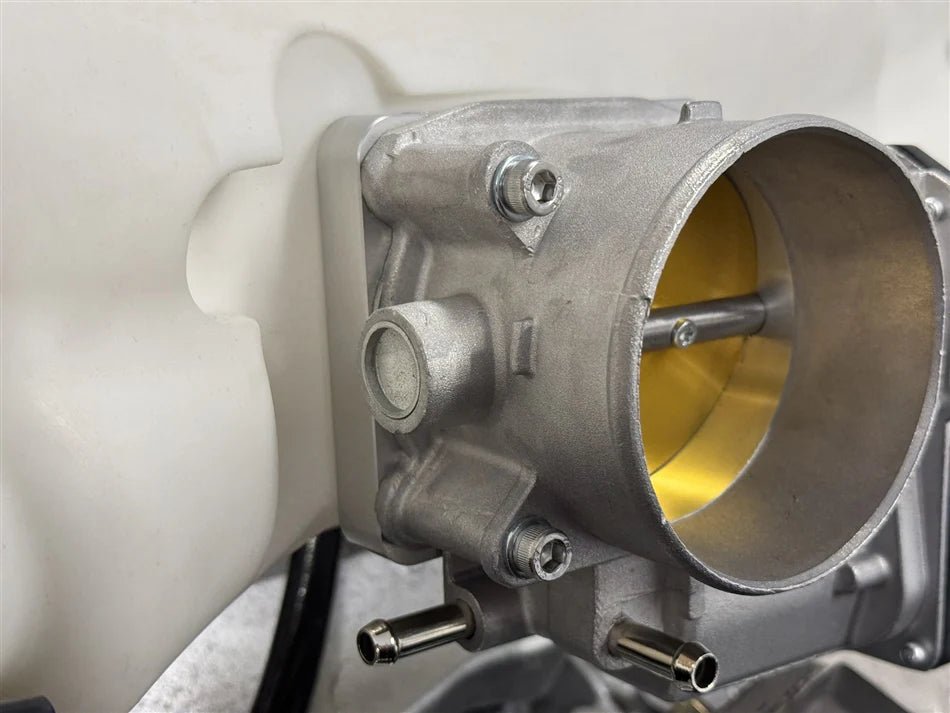 Torque Solution [06 - 21 STI, 08 - 14 WRX] Big Bore 76mm Throttle Body Adapter - Silver | TS - SU - 870O - S - JDMuscleIntake Misc.tqsTS-SU-870O-S