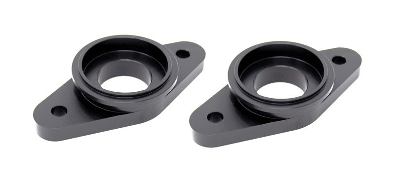 Torque Solution [09-21 GT-R] Billet Stock to TiAL Blowoff Valve Adapter - Black - JDMuscleBlow Off ValvestqsTS-GTR-TIAL-BK