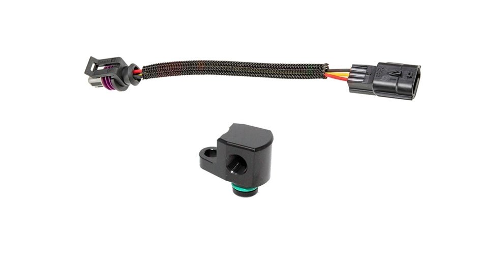 Torque Solution [09-21 GT-R] R35 MAP Sensor Adapter Kit - Black - JDMuscleEngine Management SensorstqsTS-GTR-627HK