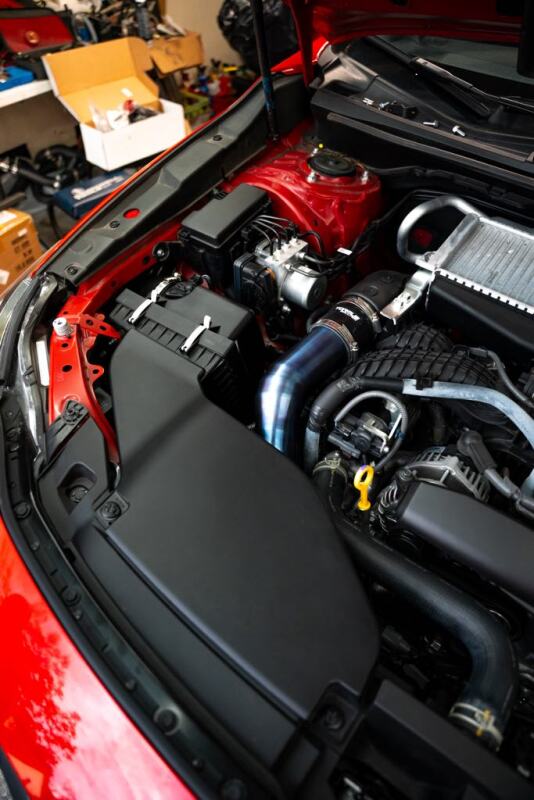 Torque Solution [22 - 25 WRX / 19 - 23 Ascent] Titanium Top Mount Charge Pipe - Burnt Blue | TS - SU - 812BU - JDMuscleCharge PipestqsTS-SU-812BU