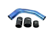 Torque Solution [22 - 25 WRX / 19 - 23 Ascent] Titanium Top Mount Charge Pipe - Burnt Blue | TS - SU - 812BU - JDMuscleCharge PipestqsTS-SU-812BU