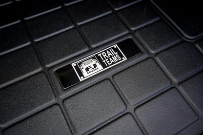 Toyota FJ Cruiser "Trail Teams" Weathertech Floor Mat Logo (Etched Metal) - Universal - JDMuscleWeathertech InsertUNIVERSALWTETCH-FJTT1Trail Teams