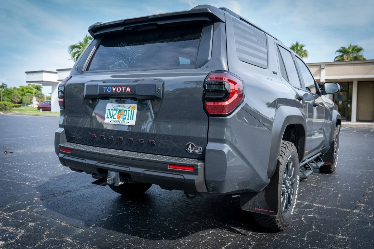 TOYOTA Freedom Series Rear Hatch Liftgate Emblem Inlays - 2025+ 4Runner - JDMuscleEmblems254RUN-RT-TOYOTA-RWBRed White and Blue