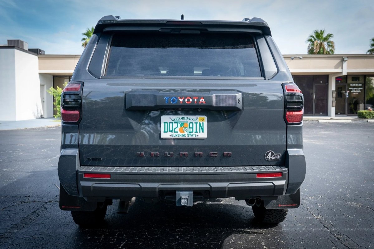 TOYOTA Freedom Series Rear Hatch Liftgate Emblem Inlays - 2025+ 4Runner - JDMuscleEmblems254RUN-RT-TOYOTA-RWBRed White and Blue
