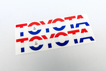 TOYOTA Freedom Series Rear Hatch Liftgate Emblem Inlays - 2025+ 4Runner - JDMuscleEmblems254RUN-RT-TOYOTA-RWSRed White and Blue Stripes