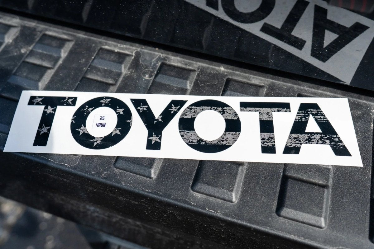 TOYOTA Freedom Series Rear Hatch Liftgate Emblem Inlays - 2025+ 4Runner - JDMuscleEmblems254RUN-RT-TOYOTA-DCGCarbonized Gray Distressed