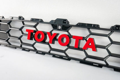 TOYOTA Front Grille Acrylic Emblem Overlays - 2025+ 4Runner TRD Pro / Trailhunter - JDMuscleEmblems254RUNNER-FTPTH-AC-WHWhite