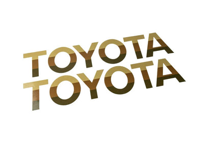 TOYOTA Front Grille Emblem Kit - 2024+ Land Cruiser / 07 - 14 FJ Cruiser - JDMuscleEmblems24LC250-FG-TOYOTA-TBTB Blue