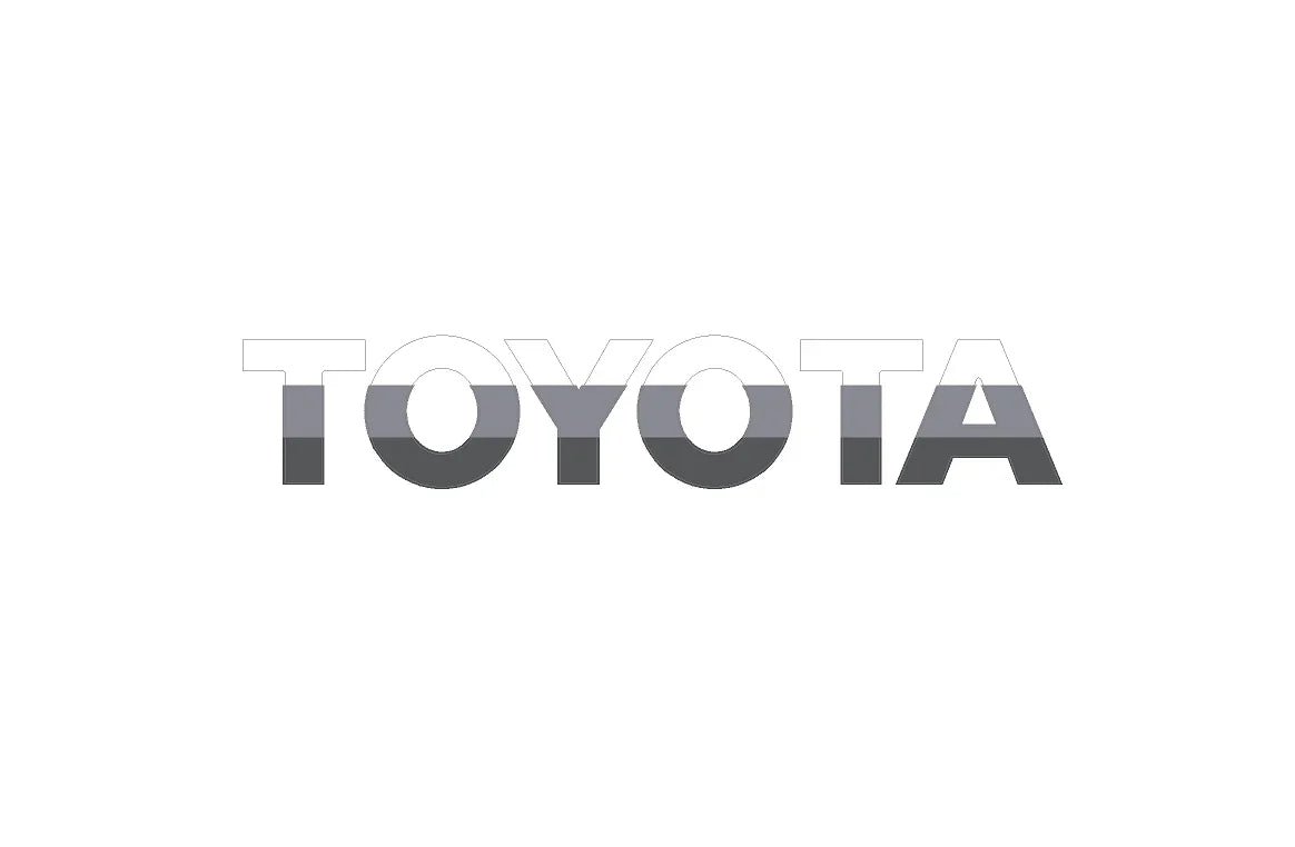 TOYOTA Front Grille Emblem Kit - 2024+ Land Cruiser / 07 - 14 FJ Cruiser - JDMuscleEmblems24LC250-FG-TOYOTA-TRIBGTri Bar Gray