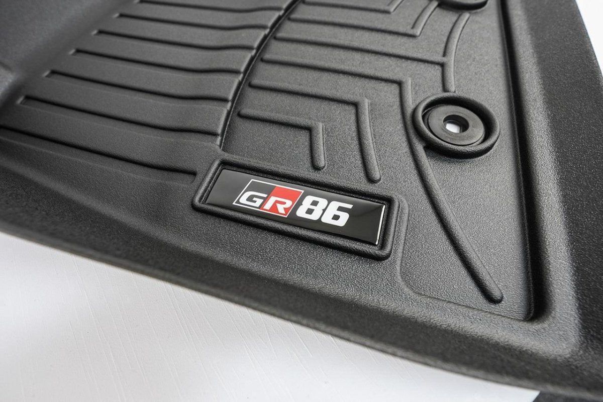 Toyota "GR86" Emblems for Weathertech Floor Mats (Single) - JDMuscleWeathertech InsertWTGR86