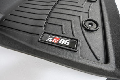 Toyota "GR86" Emblems for Weathertech Floor Mats (Single) - JDMuscleWeathertech InsertWTGR86