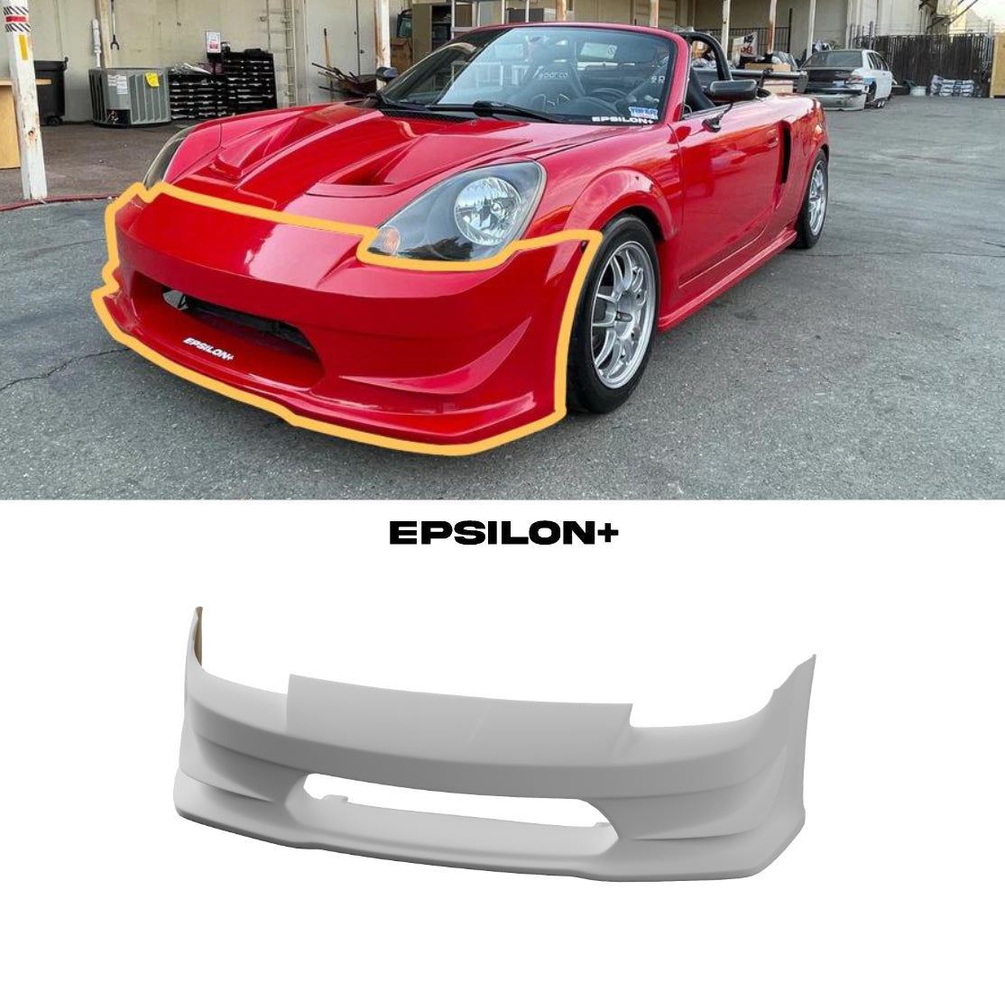 Epsilon+ [00-05 MR2 Spyder ZZW30] Front Bumper