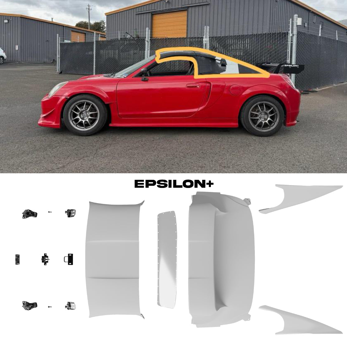 Epsilon+ [00-05 MR2 Spyder ZZW30] Hardtop