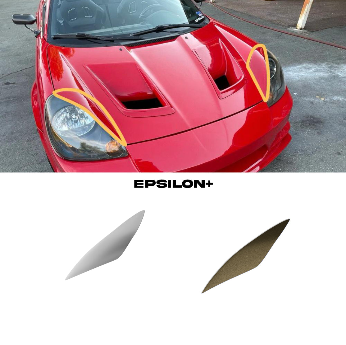 Epsilon+ [00-05 MR2 Spyder ZZW30] Headlight Eyelids