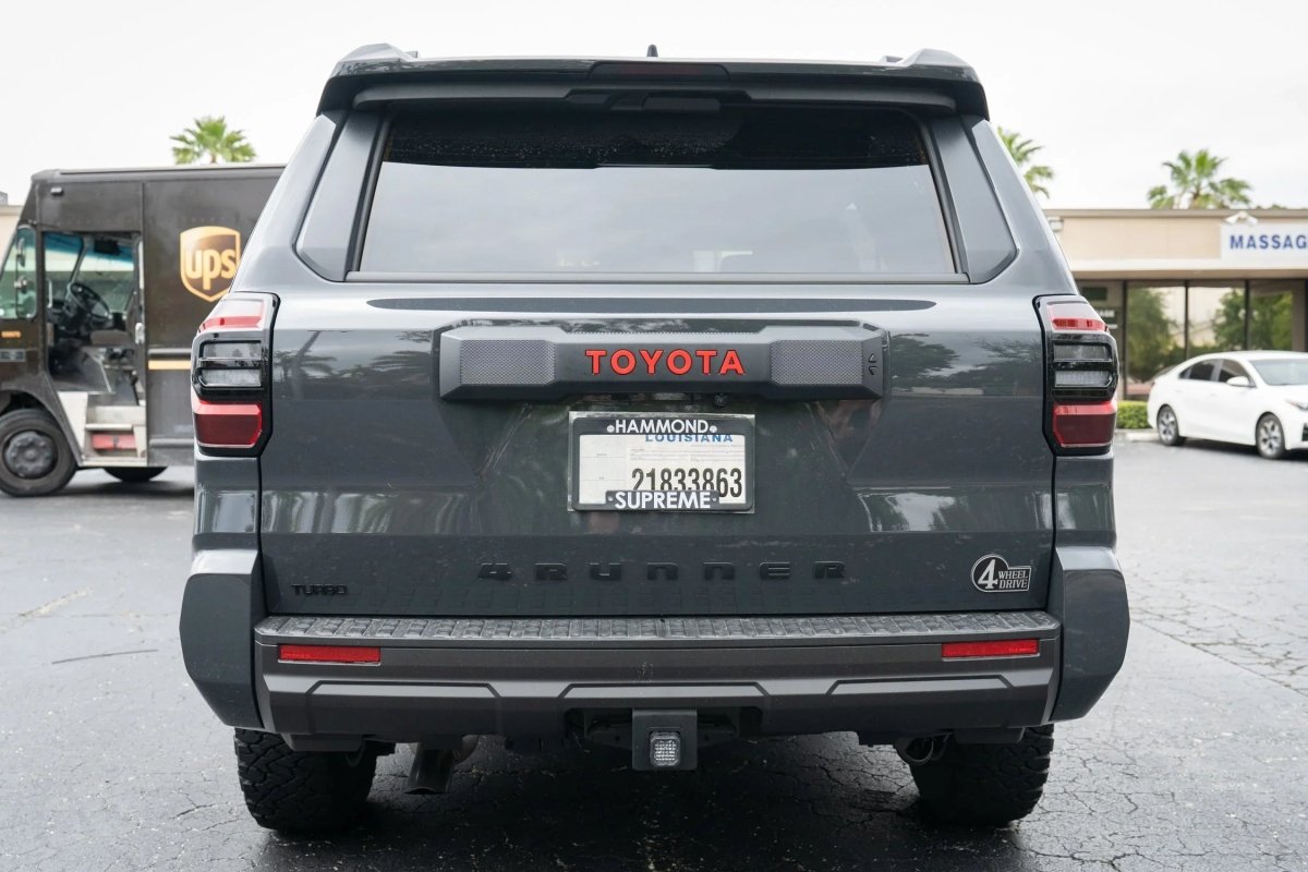 TOYOTA Rear Hatch Liftgate Acrylic Emblem Inlays - 2025+ 4Runner - JDMuscleEmblems254RUNNER-RT-AC-GBBlack (Gloss)