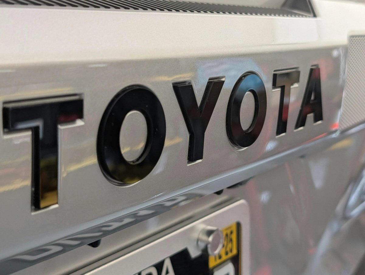 TOYOTA Rear Hatch Liftgate Acrylic Emblem Inlays - 2025+ 4Runner - JDMuscleEmblems254RUNNER-RT-AC-WHWhite