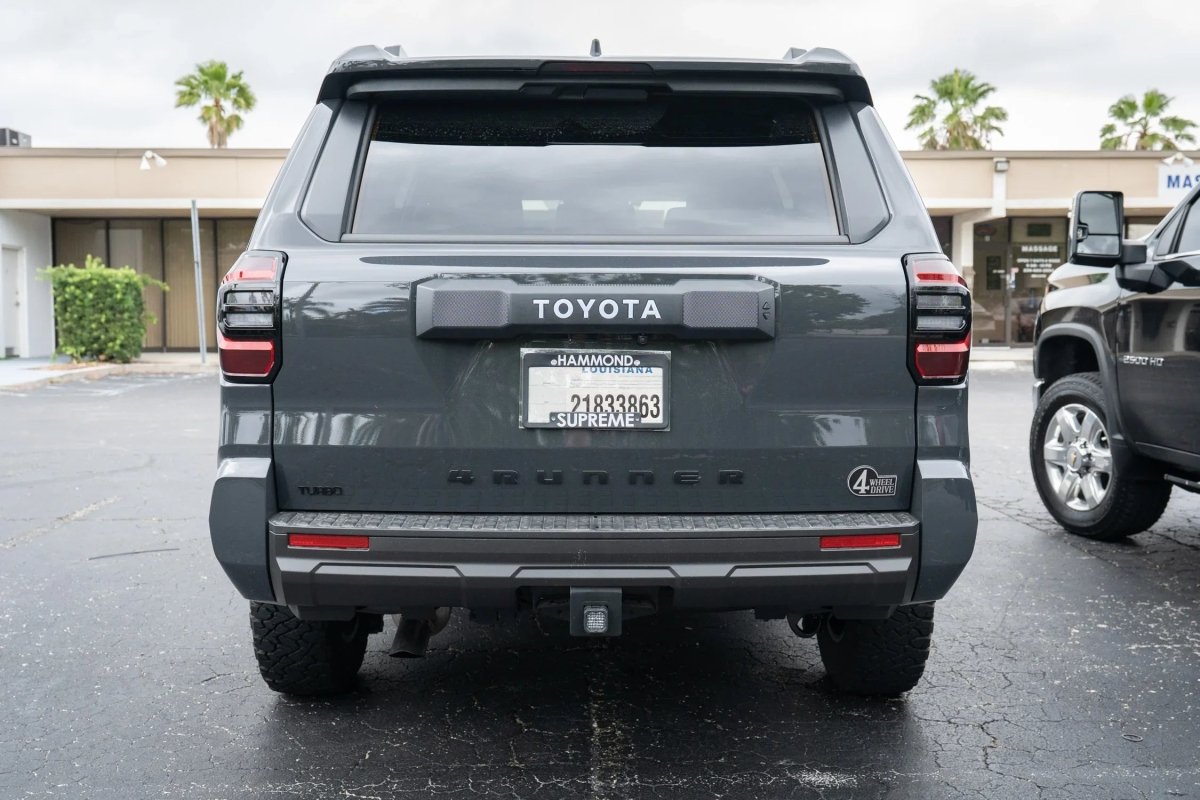 TOYOTA Rear Hatch Liftgate Acrylic Emblem Inlays - 2025+ 4Runner - JDMuscleEmblems254RUNNER-RT-AC-GBBlack (Gloss)