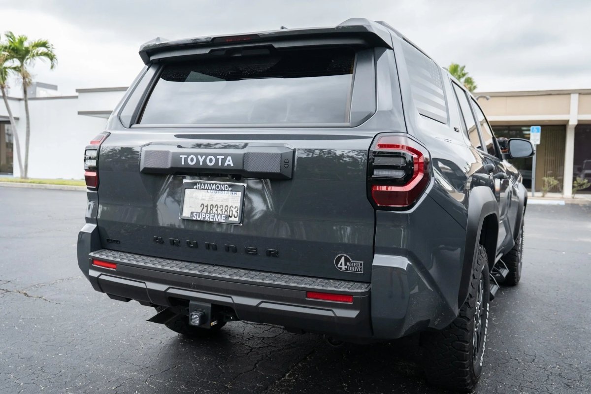 TOYOTA Rear Hatch Liftgate Acrylic Emblem Inlays - 2025+ 4Runner - JDMuscleEmblems254RUNNER-RT-AC-GBBlack (Gloss)