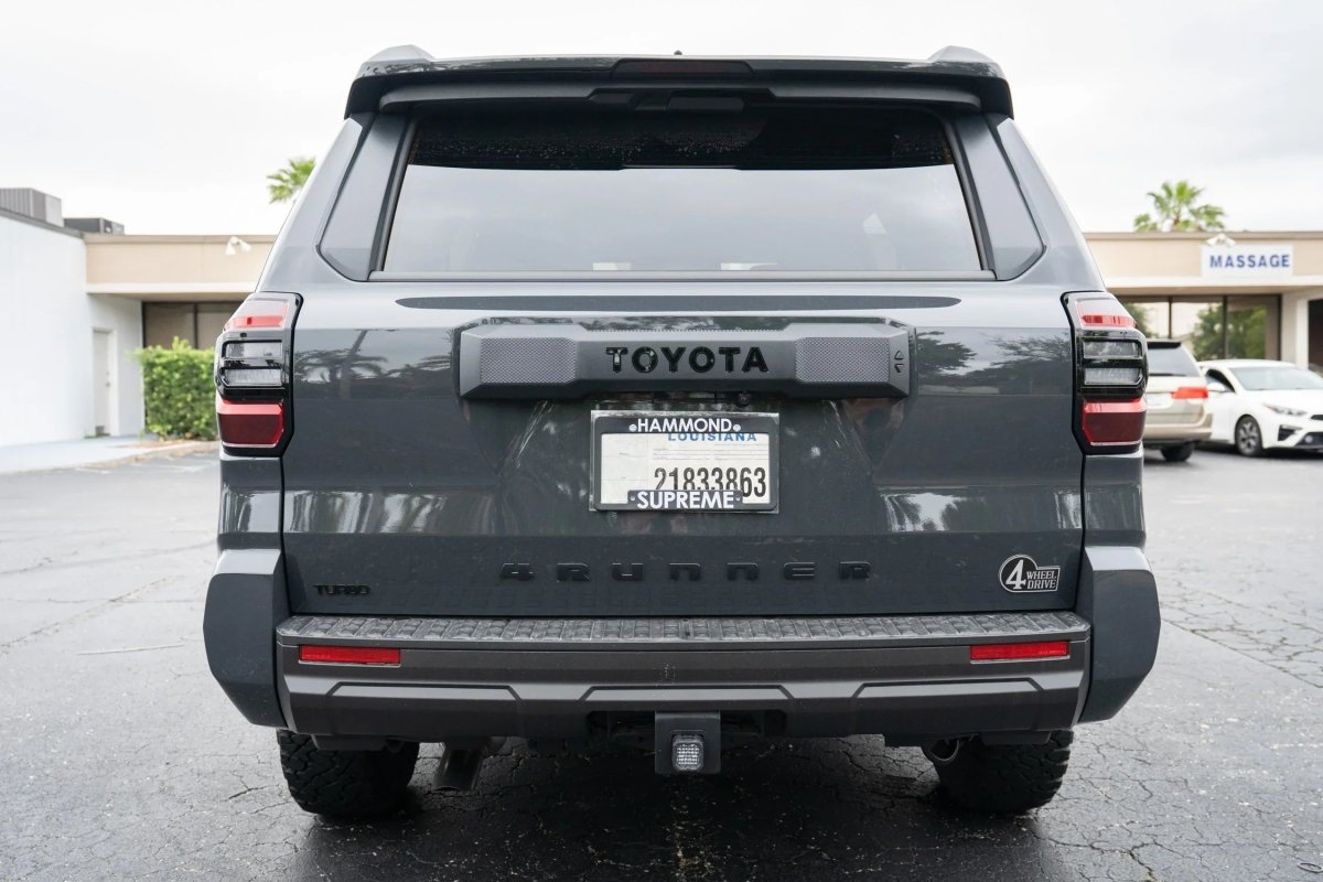 TOYOTA Rear Hatch Liftgate Acrylic Emblem Inlays - 2025+ 4Runner - JDMuscleEmblems254RUNNER-RT-AC-GBBlack (Gloss)