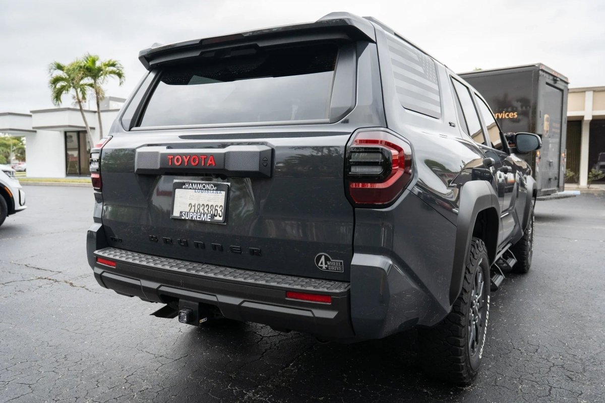 TOYOTA Rear Hatch Liftgate Acrylic Emblem Inlays - 2025+ 4Runner - JDMuscleEmblems254RUNNER-RT-AC-GBBlack (Gloss)