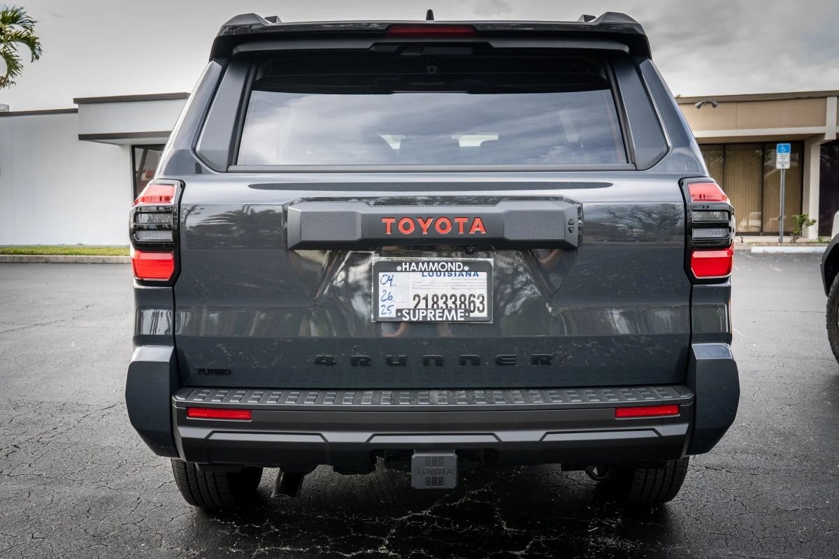 TOYOTA Rear Hatch Liftgate Emblem Inlays - 2025+ 4Runner - JDMuscleEmblems254RUN-RT-TOYOTA-RDRed